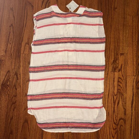 BLUE ISLAND NWT Cover Up Tunic Striped Size M - Picture 2 of 6
